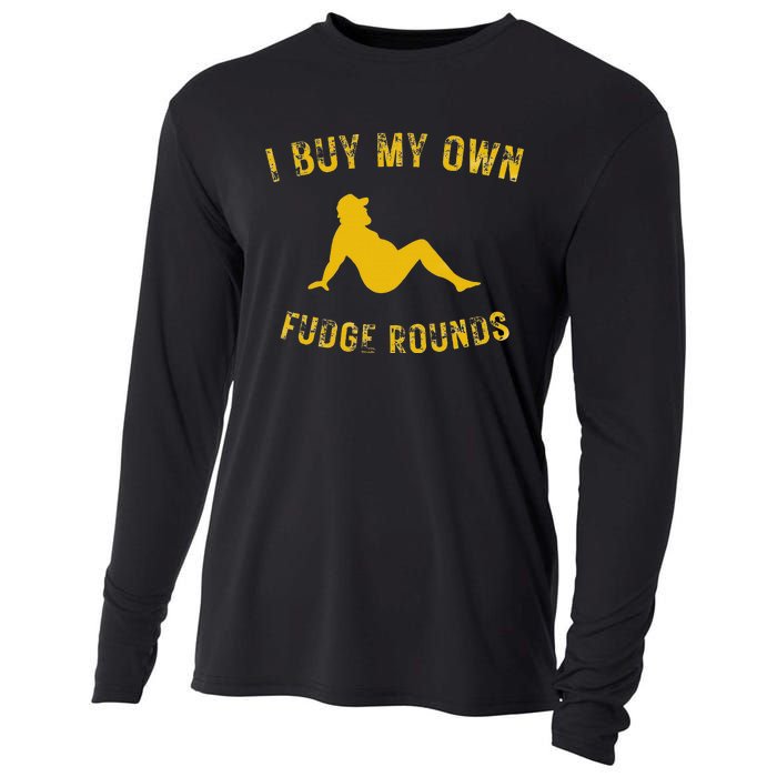 I Buy My Own Fudge Rounds Cooling Performance Long Sleeve Crew