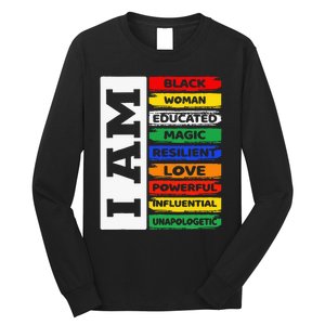 Im Black Man African American Pride Juneteenth Long Sleeve Shirt