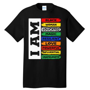 Im Black Man African American Pride Juneteenth Tall T-Shirt