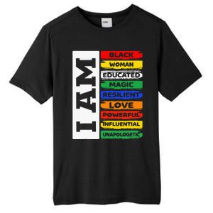 Im Black Man African American Pride Juneteenth Tall Fusion ChromaSoft Performance T-Shirt