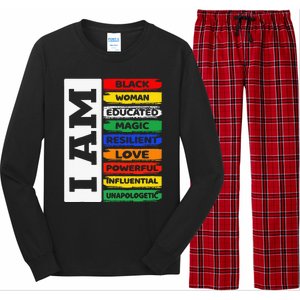 Im Black Man African American Pride Juneteenth Long Sleeve Pajama Set