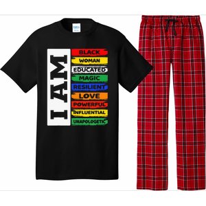 Im Black Man African American Pride Juneteenth Pajama Set