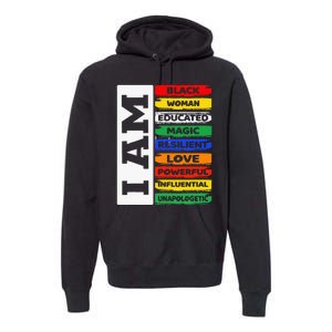 Im Black Man African American Pride Juneteenth Premium Hoodie