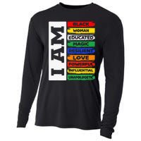 Im Black Man African American Pride Juneteenth Cooling Performance Long Sleeve Crew