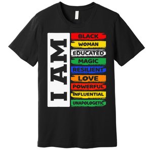 Im Black Man African American Pride Juneteenth Premium T-Shirt