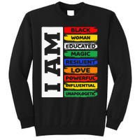 Im Black Man African American Pride Juneteenth Tall Sweatshirt