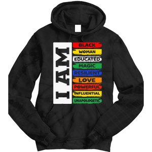 Im Black Man African American Pride Juneteenth Tie Dye Hoodie