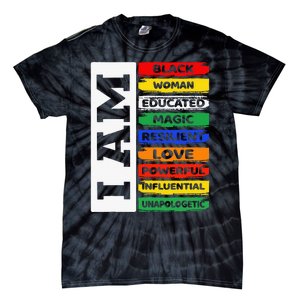 Im Black Man African American Pride Juneteenth Tie-Dye T-Shirt