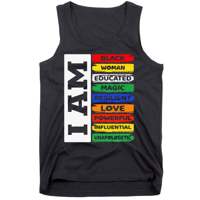 Im Black Man African American Pride Juneteenth Tank Top