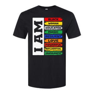 Im Black Man African American Pride Juneteenth Softstyle CVC T-Shirt