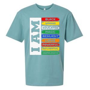 Im Black Man African American Pride Juneteenth Sueded Cloud Jersey T-Shirt