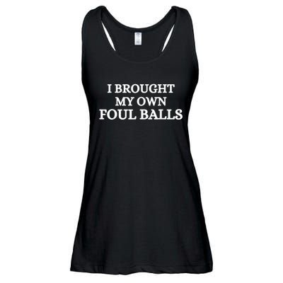 I Brought My Own Foul Balls Ladies Essential Flowy Tank