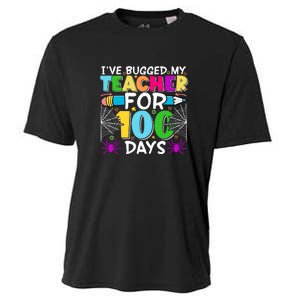 I've Bugged My Teacher For 100 Days Of School Cooling Performance Crew T-Shirt