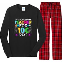 I've Bugged My Teacher For 100 Days Of School Long Sleeve Pajama Set