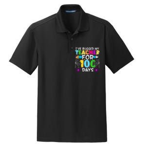 I've Bugged My Teacher For 100 Days Of School Dry Zone Grid Polo