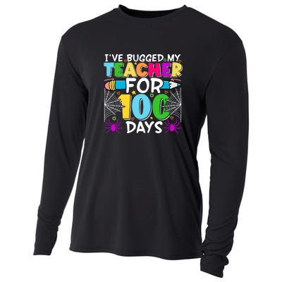 I've Bugged My Teacher For 100 Days Of School Cooling Performance Long Sleeve Crew