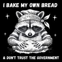 I Bake My Own Bread & DonT Trust The Government Full-Length Apron With Pockets