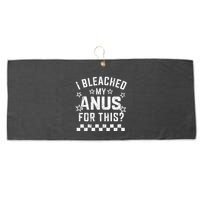 I Bleached My Anus For This Funny Meme Large Microfiber Waffle Golf Towel