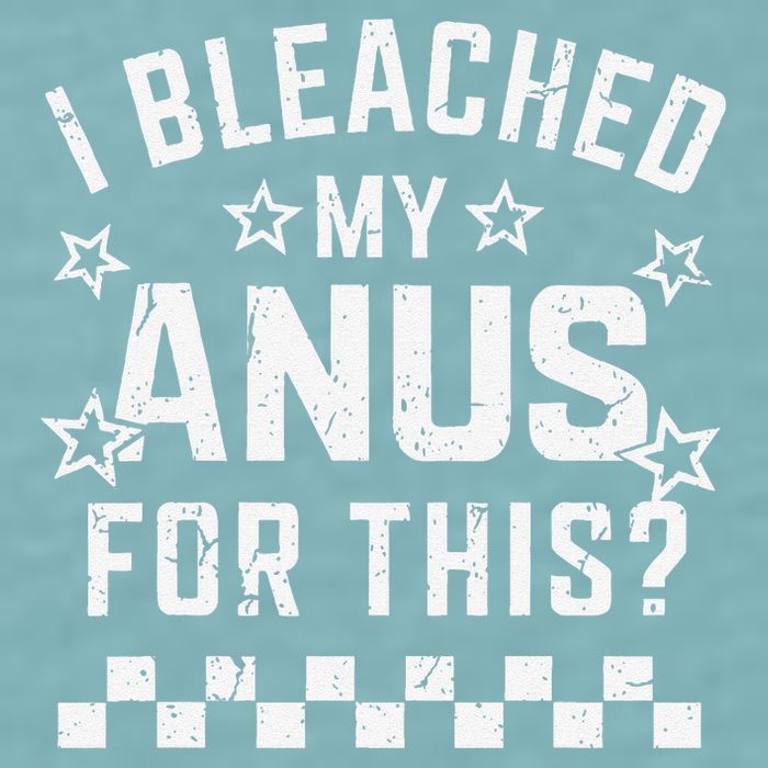 I Bleached My Anus For This Funny Meme Sueded Cloud Jersey T-Shirt