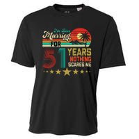 IVe Been Married For 51 Years Nothing Scares Me Cooling Performance Crew T-Shirt