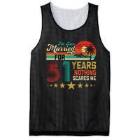 IVe Been Married For 51 Years Nothing Scares Me Mesh Reversible Basketball Jersey Tank