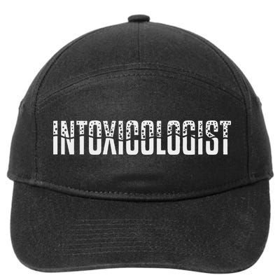 Intoxicologist Bartender Mixologist 7-Panel Snapback Hat