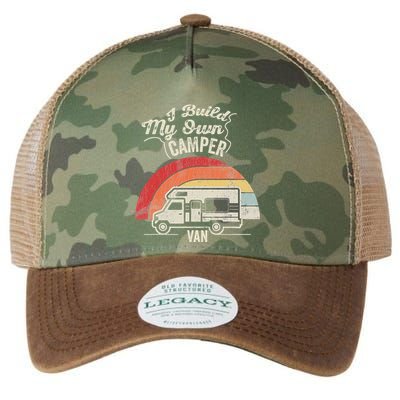 I Build My Own Camper Van Retro Style Legacy Tie Dye Trucker Hat
