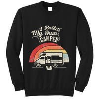 I Build My Own Camper Van Retro Style Sweatshirt