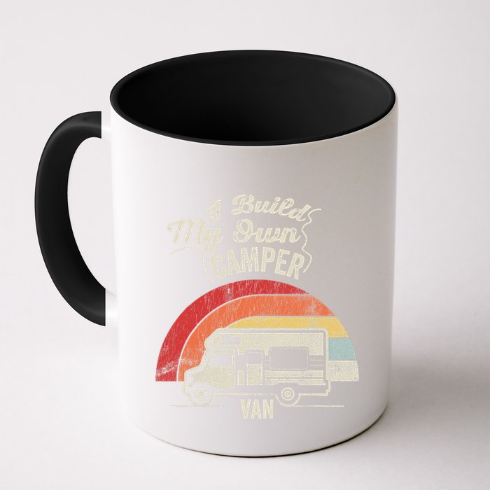I Build My Own Camper Van Retro Style Mug
