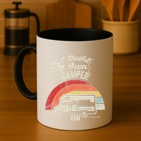 I Build My Own Camper Van Retro Style Mug