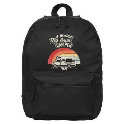 I Build My Own Camper Van Retro Style 16 in Basic Backpack