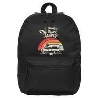 I Build My Own Camper Van Retro Style 16 in Basic Backpack