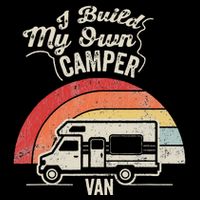 I Build My Own Camper Van Retro Style 16 in Basic Backpack
