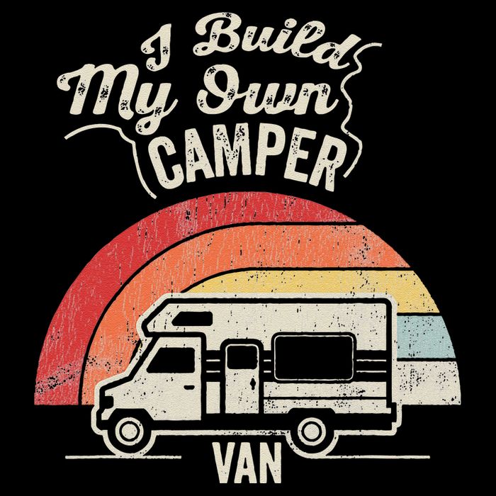 I Build My Own Camper Van Retro Style 16 in Basic Backpack