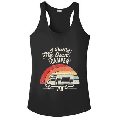 I Build My Own Camper Van Retro Style Ladies PosiCharge Competitor Racerback Tank