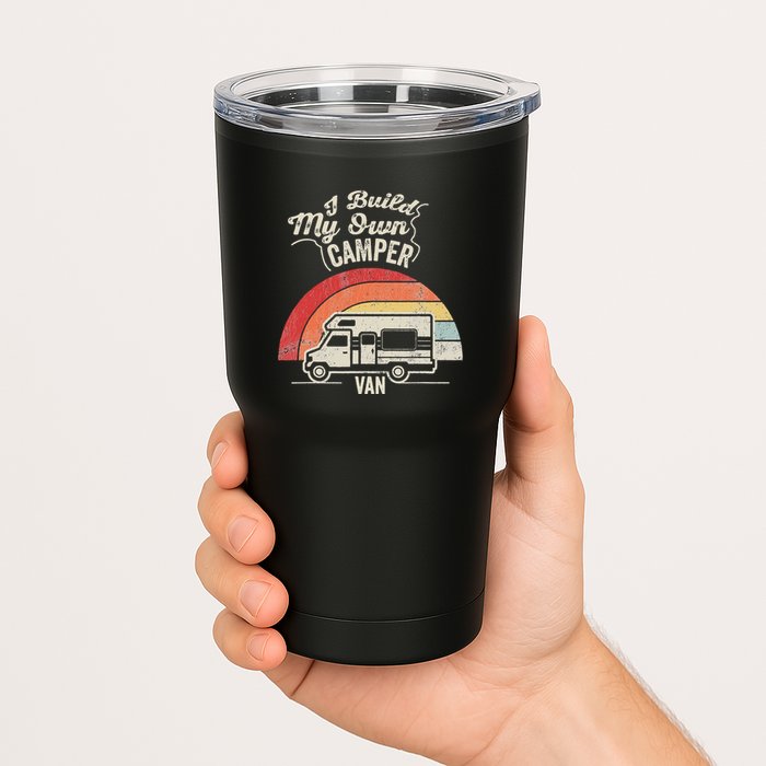 I Build My Own Camper Van Retro Style Tumbler