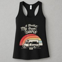 I Build My Own Camper Van Retro Style Womens Tank Top