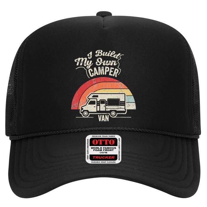 I Build My Own Camper Van Retro Style Trucker Hat
