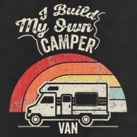 I Build My Own Camper Van Retro Style Trucker Hat