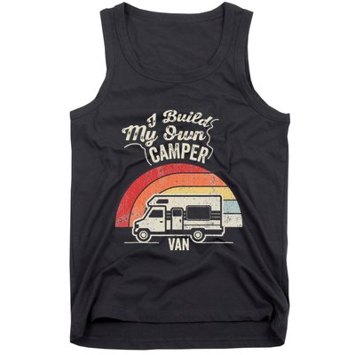 I Build My Own Camper Van Retro Style Tank Top