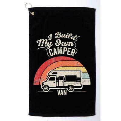 I Build My Own Camper Van Retro Style Golf Towel