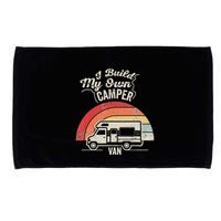 I Build My Own Camper Van Retro Style Microfiber Hand Towel