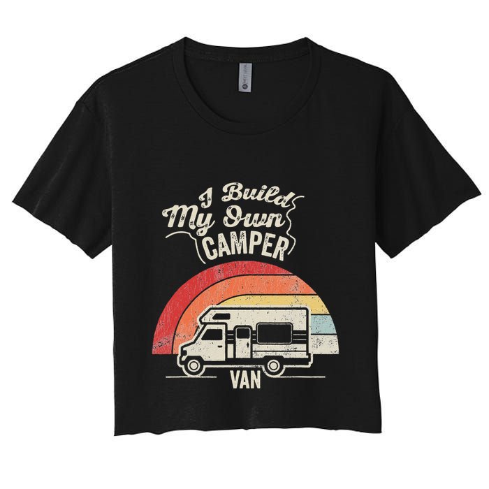 I Build My Own Camper Van Retro Style Crop Top