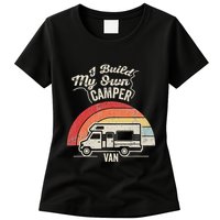 I Build My Own Camper Van Retro Style Womens T-Shirt
