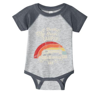 I Build My Own Camper Van Retro Style Infant Baby Jersey Bodysuit