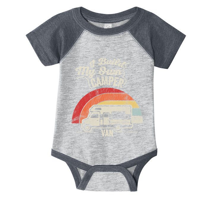 I Build My Own Camper Van Retro Style Infant Baby Jersey Bodysuit
