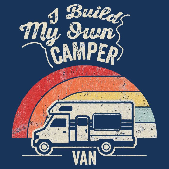 I Build My Own Camper Van Retro Style Infant Baby Jersey Bodysuit