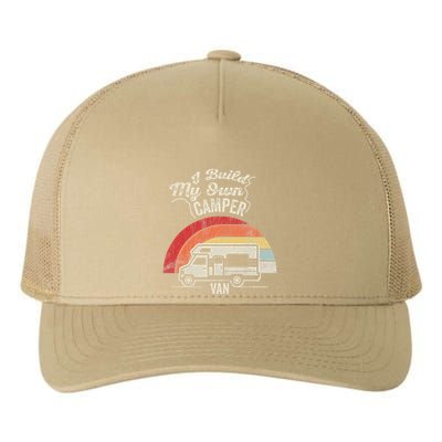 I Build My Own Camper Van Retro Style Yupoong Adult 5-Panel Trucker Hat