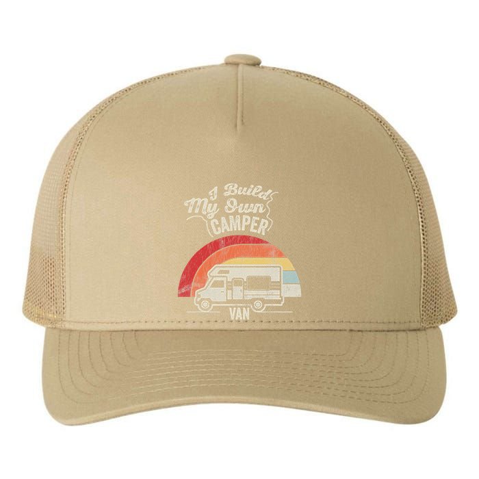 I Build My Own Camper Van Retro Style Yupoong Adult 5-Panel Trucker Hat