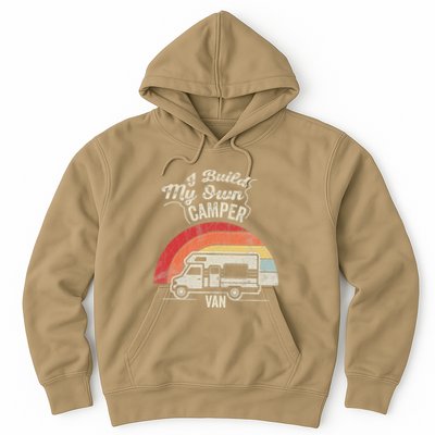I Build My Own Camper Van Retro Style Hoodie